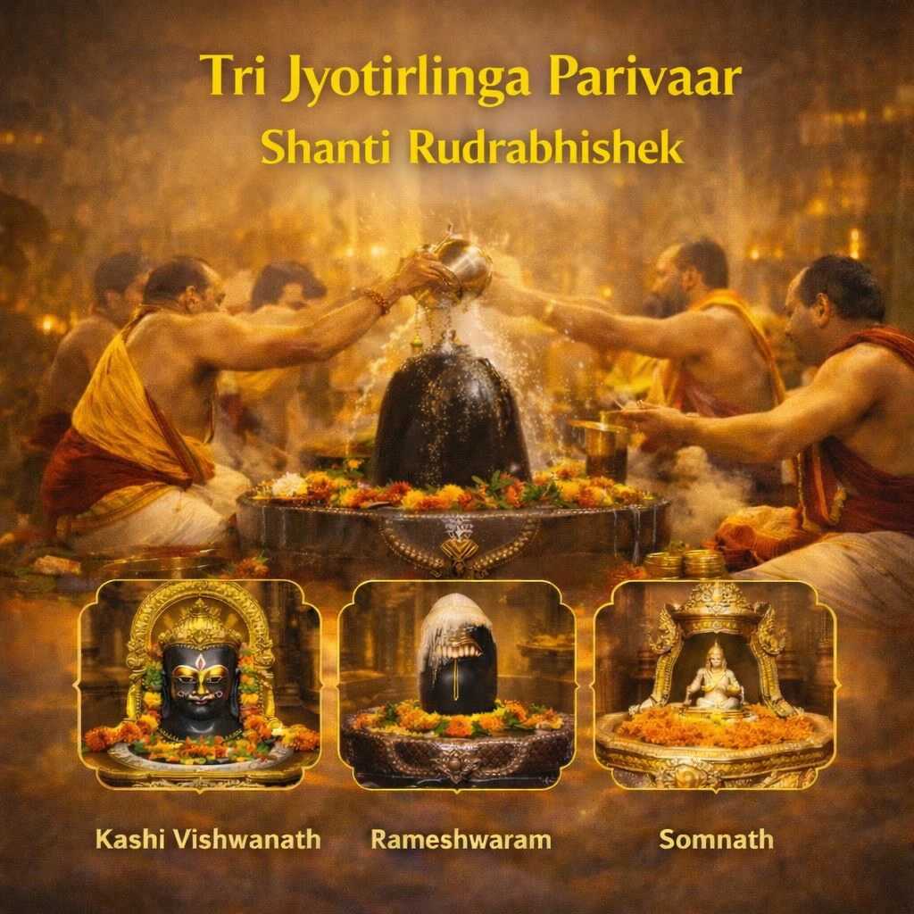 Tri Jyotirlinga Parivaar Shanti Rudrabhishek