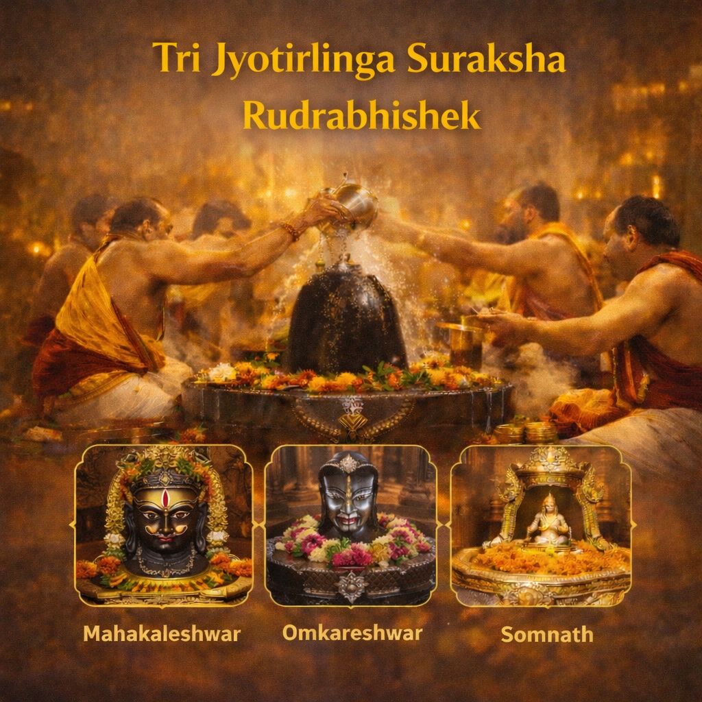 Tri Jyotirlinga Suraksha Rudrabhishek